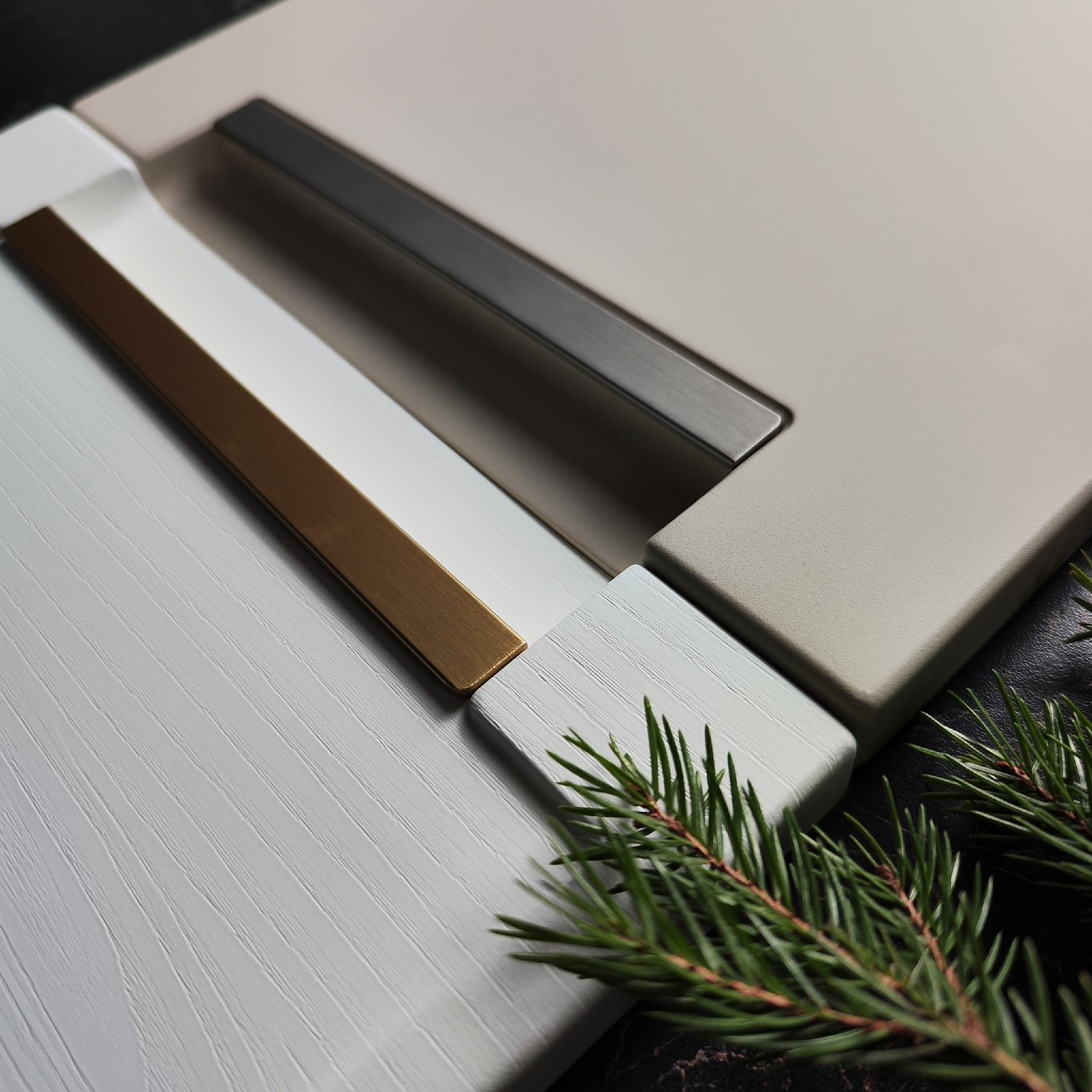 Интегрированные металлические ручки