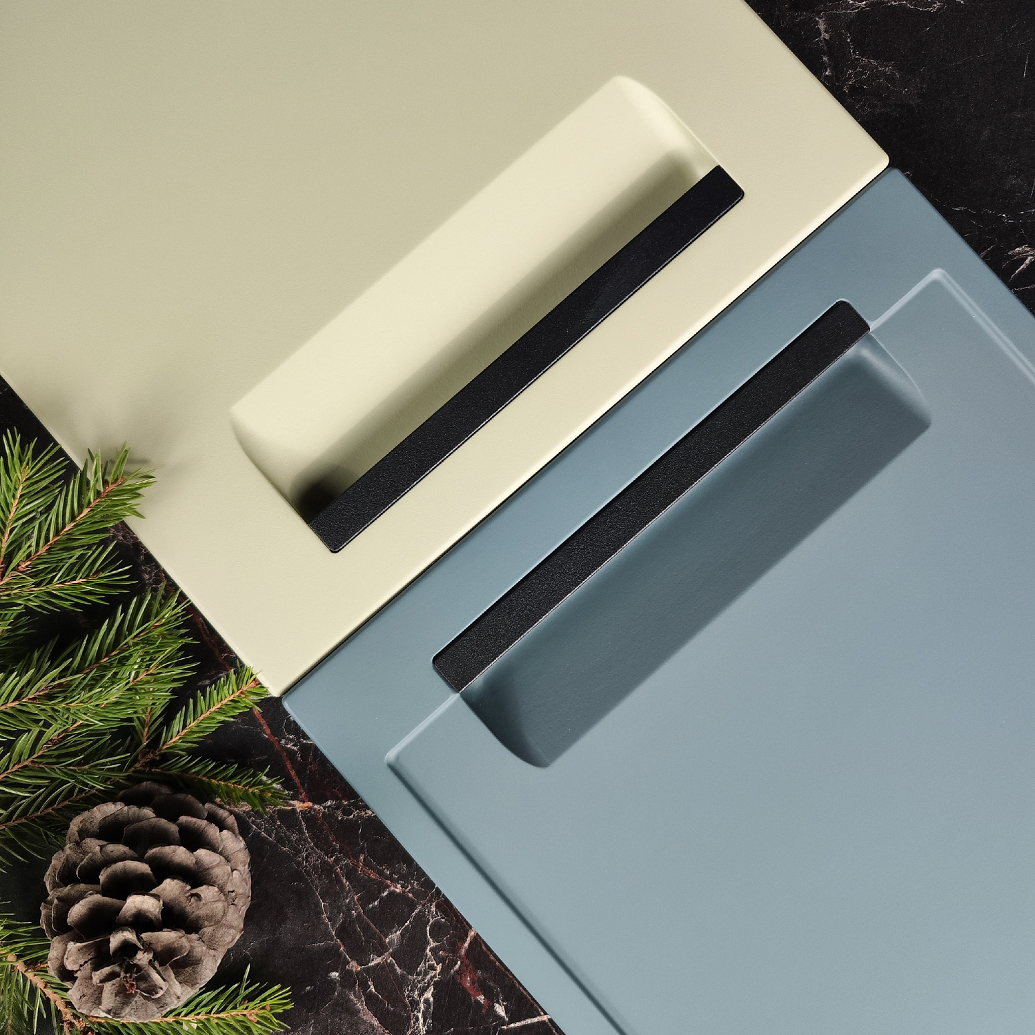 Интегрированные металлические ручки