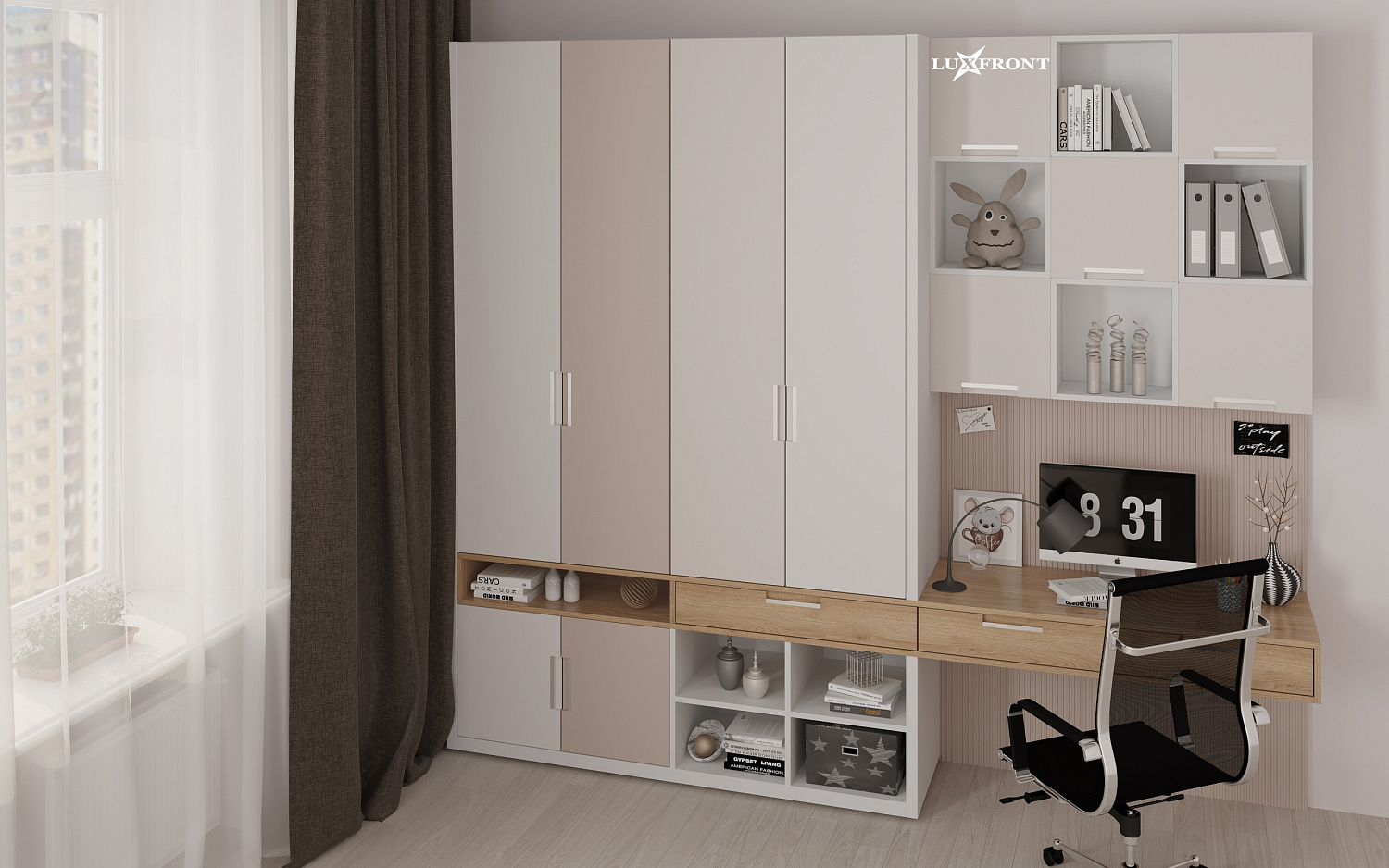 Интегрированные металлические ручки